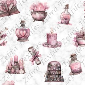 Potion rose fond marbré