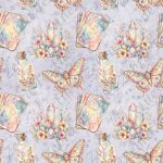 Tarot bohème mystique fond floral