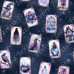 Tarot sorcière fond marine