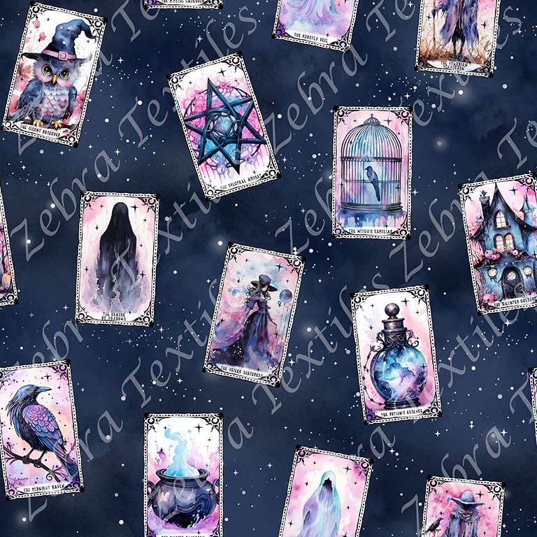 Tarot sorcière fond marine