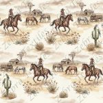Cowboy au ranch