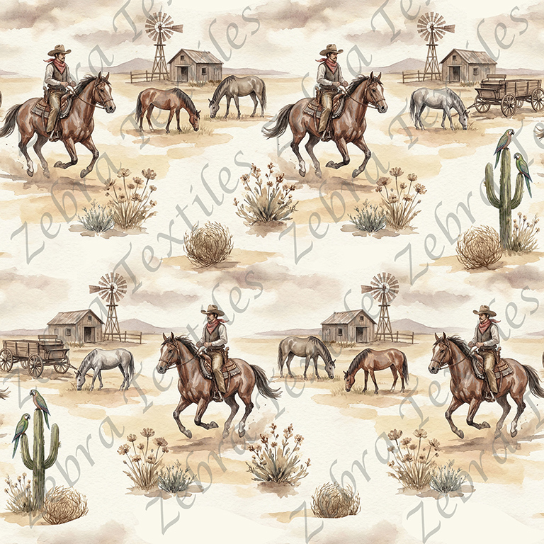 Cowboy au ranch