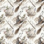 Magicien boho fond taupe