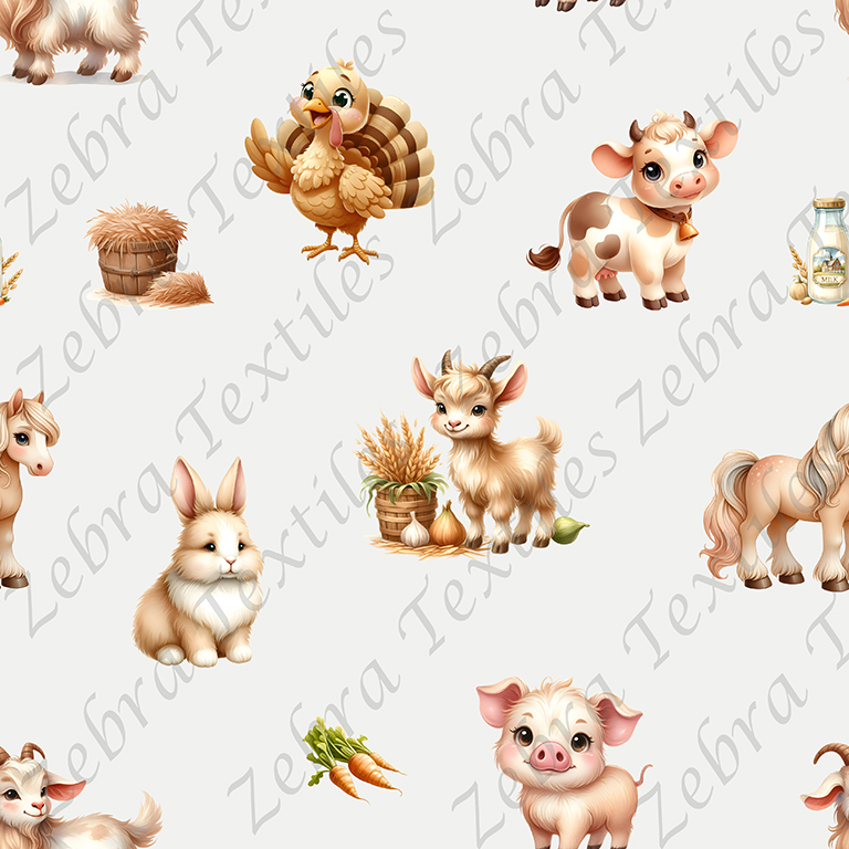 Animaux de la ferme mignon fond taupe