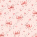 Boucle et coeur rose