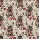 Bouledogue Français et flocon