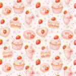 Dessert aux fraises