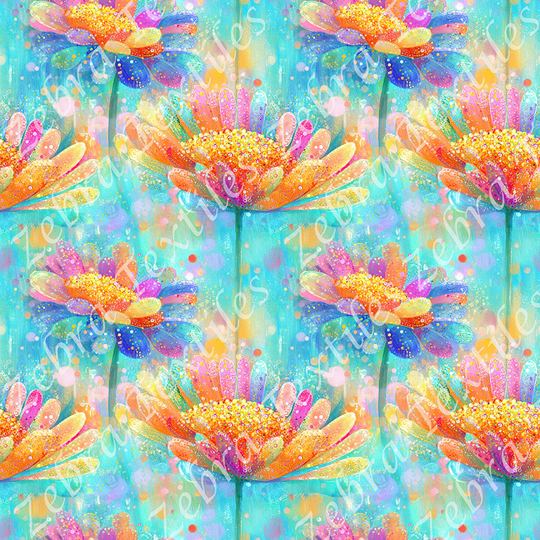 Fleur scintillante 6