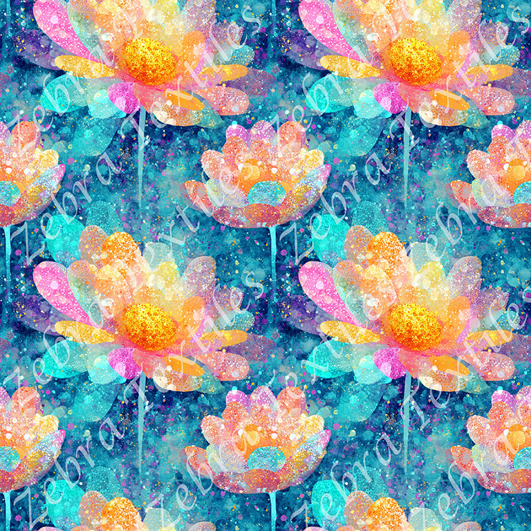Fleur scintillante 7