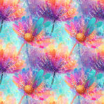 Fleur scintillante 8