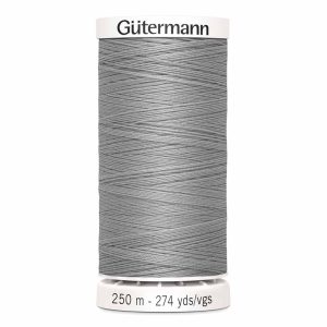 Fil de polyester tout usage Gutermann 250m Gris brume