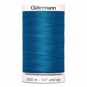 Fil de polyester tout usage Gutermann 500m bleu ming