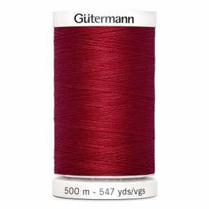 Fil de polyester tout usage Gutermann 500m rouge chili