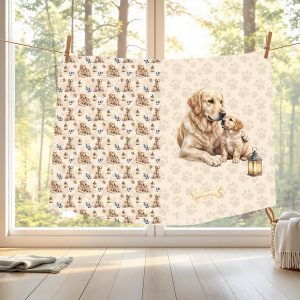 Golden blond fond empreinte