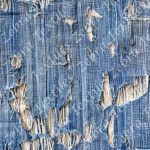 Jeans déchiré imitation