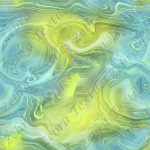 Marbré jaune et bleu