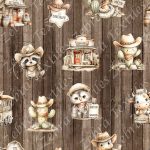 Raton western et ses amis fond planche