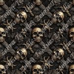 Skull pirate bronze