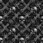 Skull pirate gris