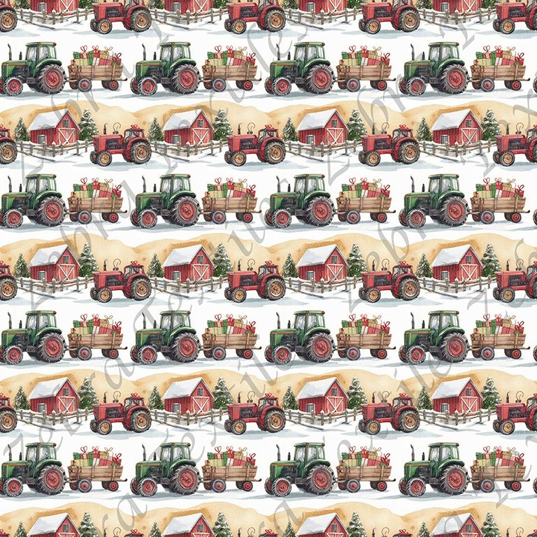 Tracteur de Noël