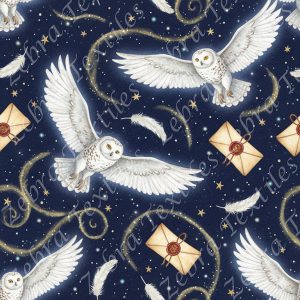Hibou et lettre magique