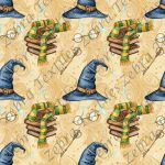Livre et chapeau de sorcier