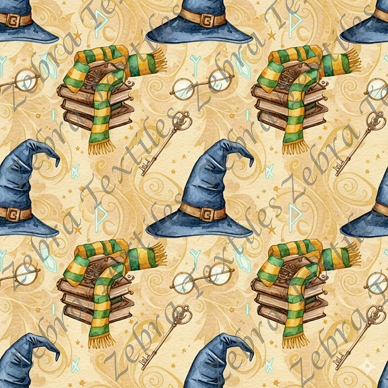 Livre et chapeau de sorcier