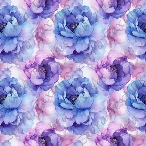 Pivoine délicate bleue mauve