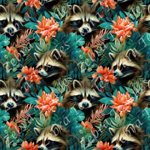 Raton floral feuille