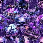 Araignée et coffre skull