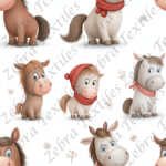 Bébé cheval mignon