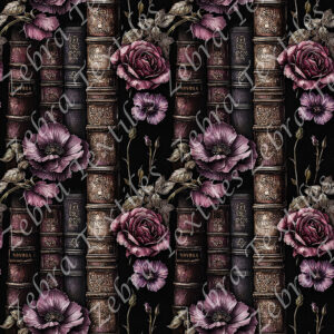 Bibliothèque gothique floral