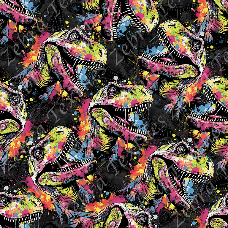 Dino peinture splash