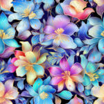 Fleur iridescente 1