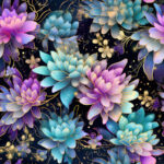 Fleur iridescente 10