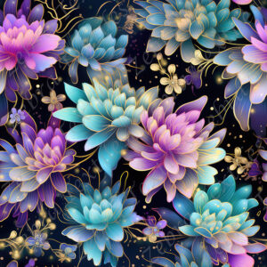 Fleur iridescente 10