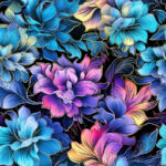 Fleur iridescente 12