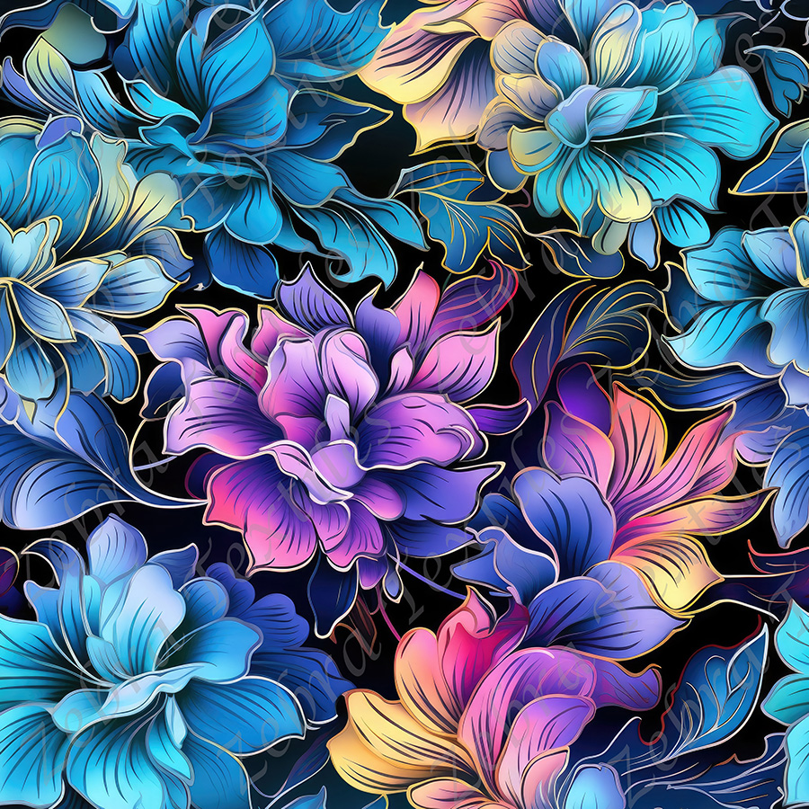 Fleur iridescente 12