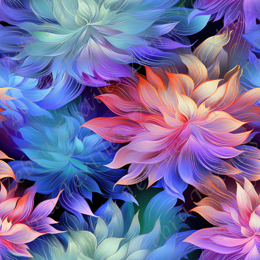 Fleur iridescente 9