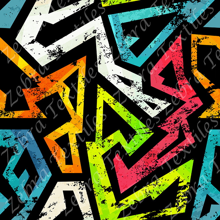 Graffiti grunge coloré