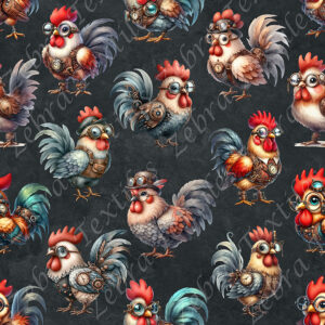 Poulet et lunette fond grunge