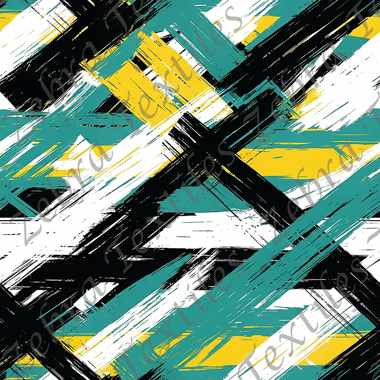 Abstrait noir et jaune