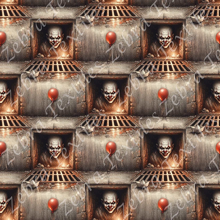 Clown effrayant grunge
