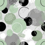 Rond abstrait vert
