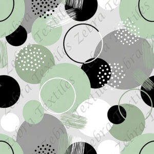 Rond abstrait vert