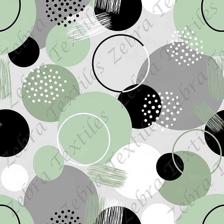 Rond abstrait vert
