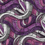 Tourbillon abstrait mauve rose