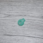 Arrêt de cordon à ressort turquoise moyen
