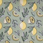 citron fond vert